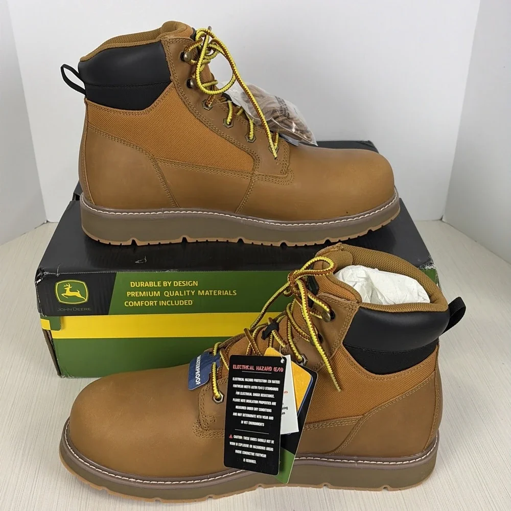 Skechers X John Deere Waterproof Flex-Wedge Ranger Work Boots 13 EH Waterproof